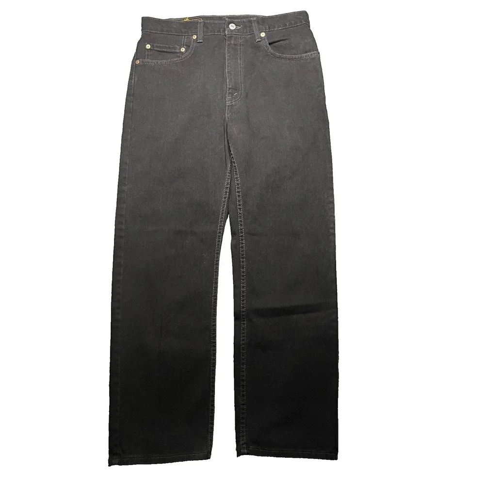 Vintage Levi's 505 Jeans Tag 33x30 (Fits 32x29) Black Regular Straight Canada